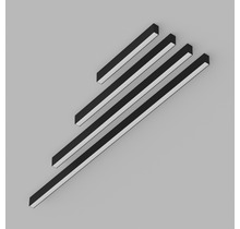 Накладной светильник LINE GULAR 500 Black 3000K