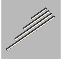 Накладной светильник LINE GULAR 1250 Black 3000K