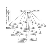 Подвесной светильник COMBINATOR Black 3000K
