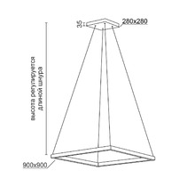 Подвесной светильник LINK Brown 3000K