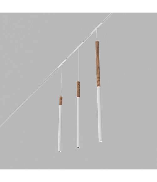 Светильник на магнитный трек Sagi 012 Wooden 175 White