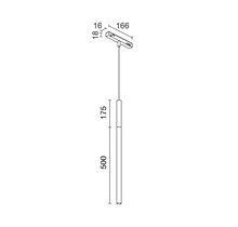 Светильник на магнитный трек Sagi 012 Wooden 175 White