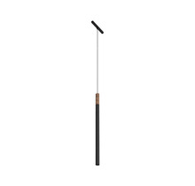 Светильник на магнитный трек Sagi 012 Wooden 175 Black