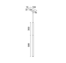 Светильник на магнитный трек Sagi 012 Wooden 300 White