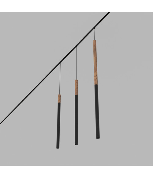 Светильник на магнитный трек Sagi 012 Wooden 300 Black
