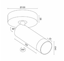 SAGITONY R1 S40 Dim Wooden Wh