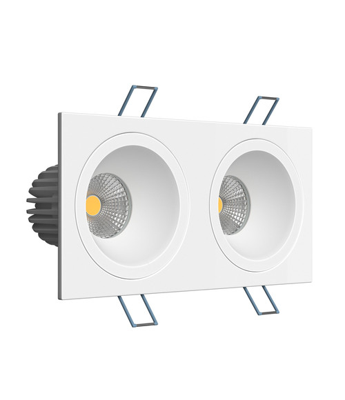 Встраиваемый светодиодный светильник LH07H-R SQ2 White 20W 3000K DIM TRIAC.