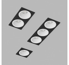 Встраиваемый светодиодный светильник LH07H-R SQ3 Black-White 30W 3000K DIM TRIAC.