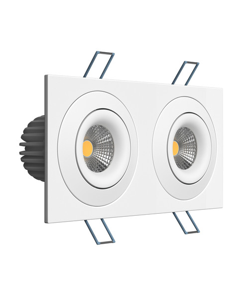 Встраиваемый светодиодный светильник LH07SB-R SQ2 White 20W 3000K DIM TRIAC.