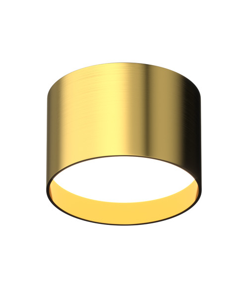Накладной светодиодный светильник DRUM Brass