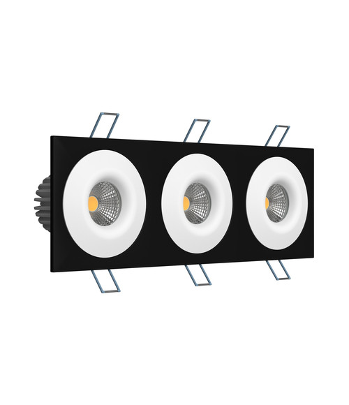 Встраиваемый светодиодный светильник LH07S-R SQ3 Black-White 30W 4000K DIM TRIAC.