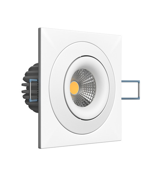 Встраиваемый светодиодный светильник LH07SB-R SQ White 10W 4000K DIM TRIAC.