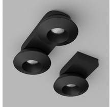 Накладной светодиодный светильник KRIS SLIM BLACK TRIAC.