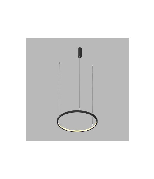 Подвесной светодиодный светильник LED ROUND R400 Black
