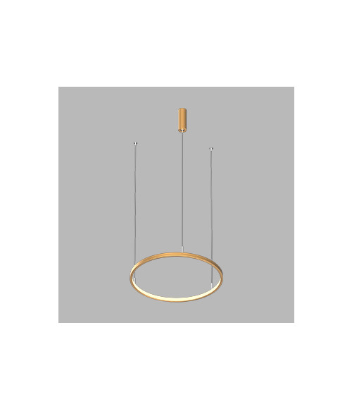 Подвесной светодиодный светильник LED ROUND R400 Brushed Gold