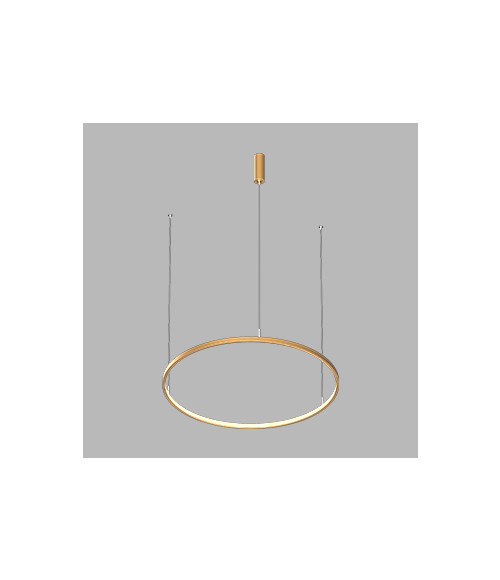 Подвесной светодиодный светильник LED ROUND R600 Brushed Gold