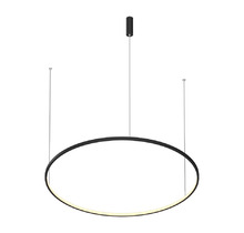 Подвесной светодиодный светильник LED ROUND R800 Black