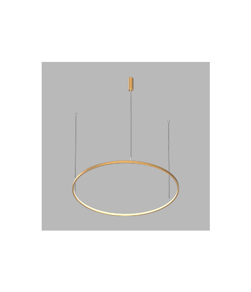 Подвесной светодиодный светильник LED ROUND R800 Brushed Gold