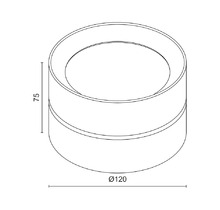 Накладной светодиодный светильник BARREL MINI White TRIAC