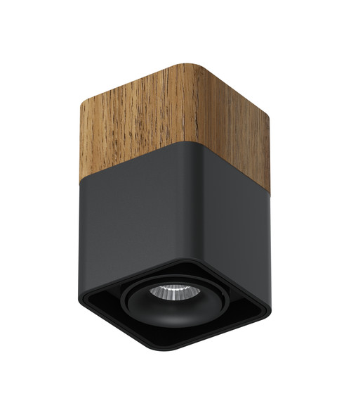 Накладной светодиодный светильник Ledron TUBING Wooden 60 Black TRIAC