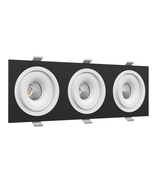 Встраиваемый светодиодный светильник MJ1006 SQ3 Black-White 4000K.