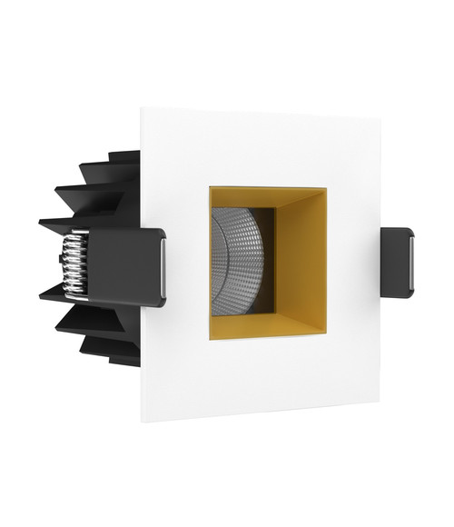 Встраиваемый светодиодный светильник FAST TOP SQ MINI White-Gold 4000K.