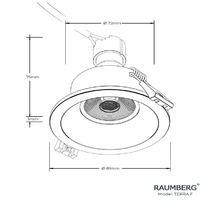 Светильник RAUMBERG TERRA F White