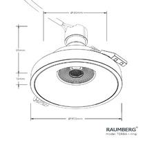 Светильник RAUMBERG TERRA Black\Satin Nickel