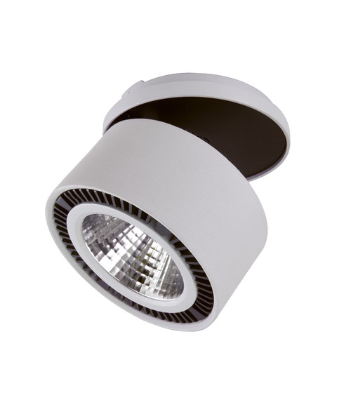 214829 Светильник  FORTE INCA LED 26W 1950LM 30G СЕРЫЙ 4000K