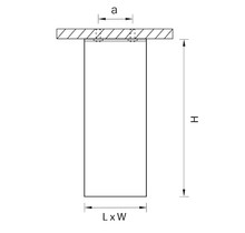 216596 Светильник RULLO HP16 БЕЛЫЙ