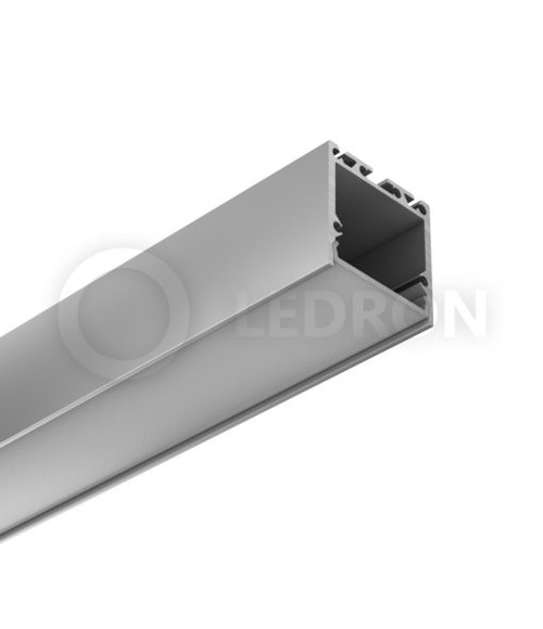 Накладной профиль для светодиодных лент LeDron 35x35x2500 Alum